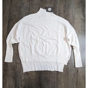NWT Brand M Made In Italy Knitted Sweater Size Small Women's White Pullover